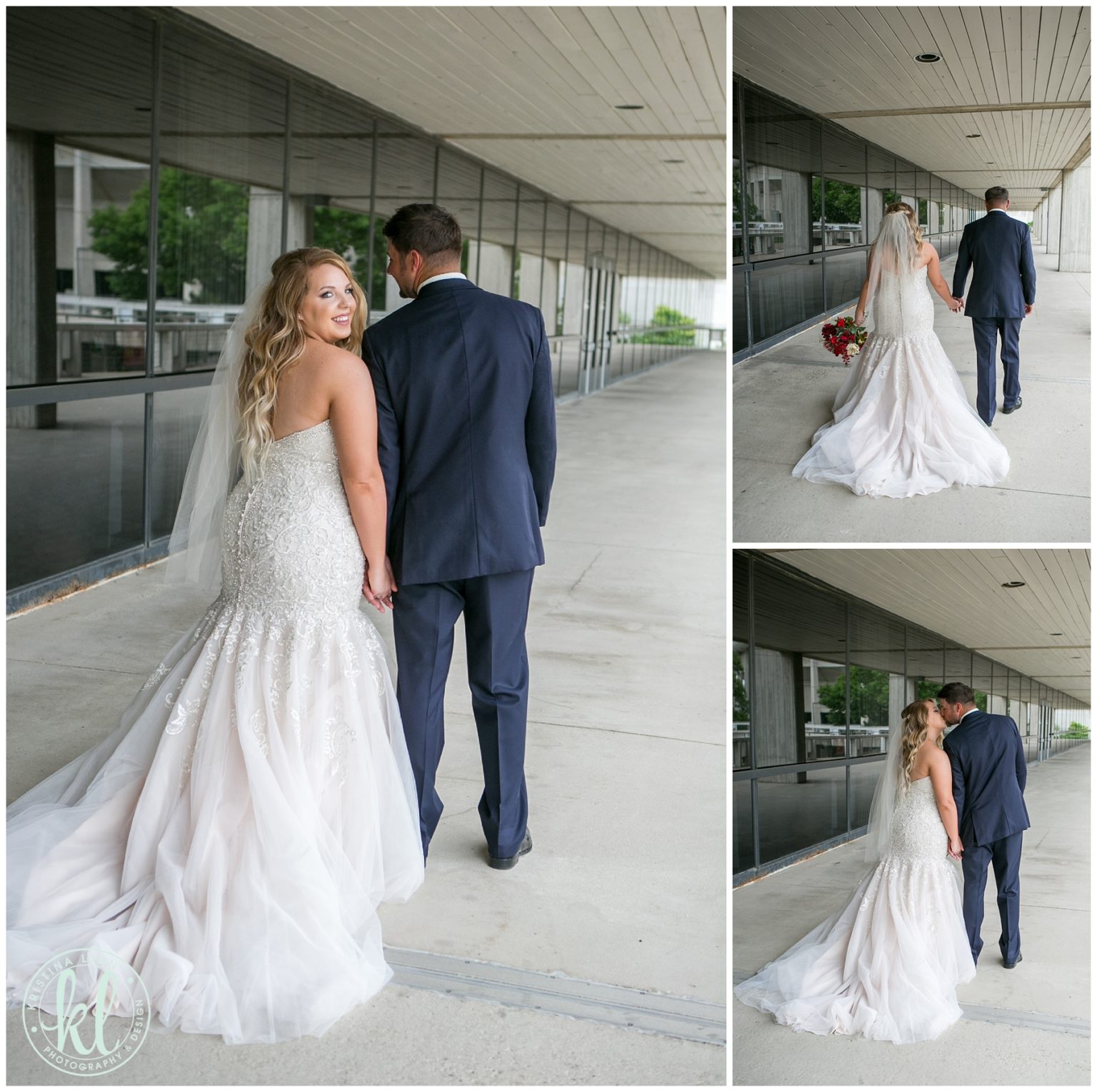 bride-looks-over-shoulder-1024x1020 - Kristina Lynn Photography & Design